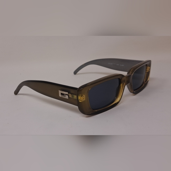 Gucci Womens Sunglasses Tom Ford Y2K Green Black Rectangle GG 2409/N/S 49-19-135 - Picture 11 of 16